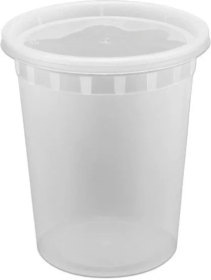 RitePak - 32 Oz Heavy Duty Deli Container Combo, 240/cs - DI32C