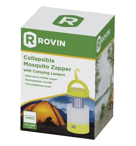 Rovin Collapsible Mosquito Zapper with Camping Lantern YS5560
