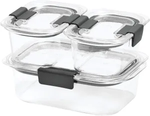Rubbermaid Brilliance Leak-Proof Food Storage Containers with Airtight Lids