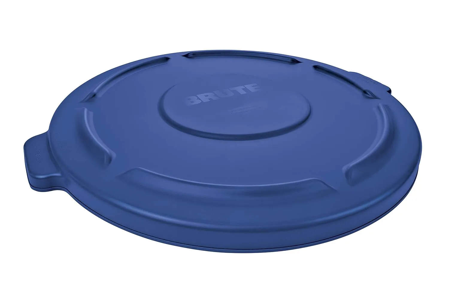 Rubbermaid Commercial Products BRUTE Trash Can Dome Lid, 55-Gallon, Blue, Compatible with the Rubbermaid Heavy Duty 55-Gallon Garbage Bins