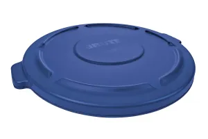 Rubbermaid Commercial Products BRUTE Trash Can Dome Lid, 55-Gallon, Blue, Compatible with the Rubbermaid Heavy Duty 55-Gallon Garbage Bins