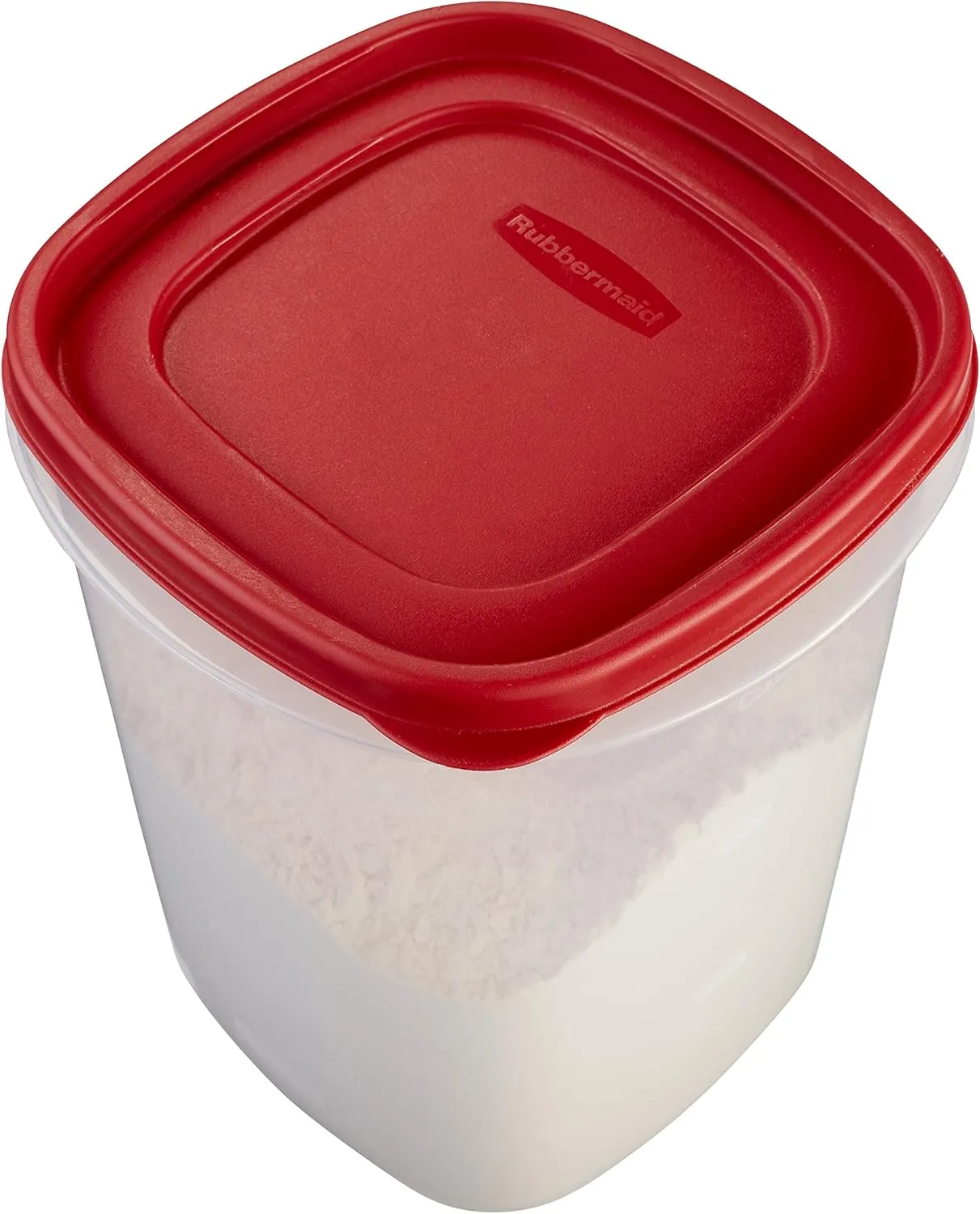 Rubbermaid Easy Find Lids Food Storage Containers, Racer Red, 6-Piece Set