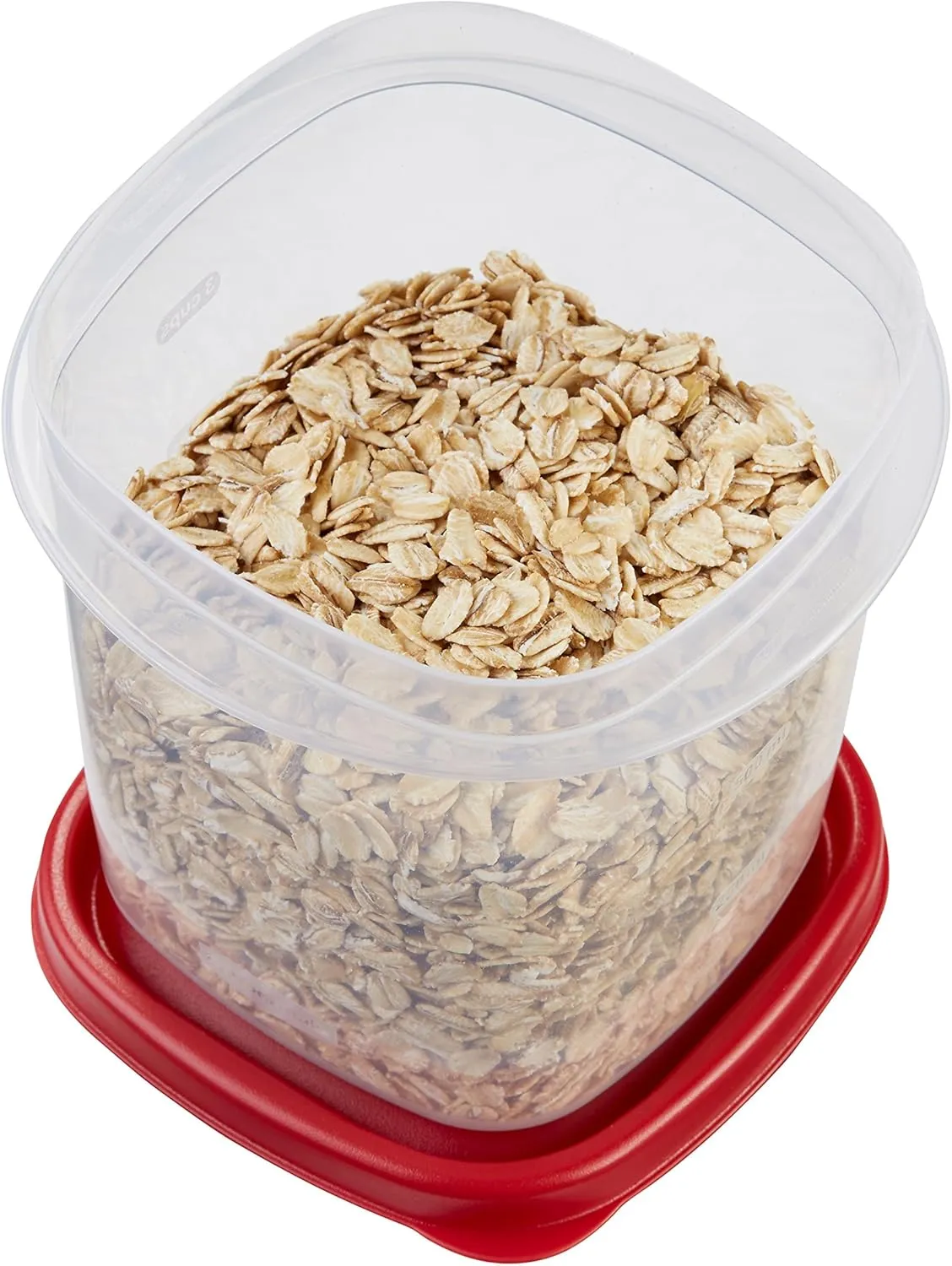 Rubbermaid Easy Find Lids Food Storage Containers, Racer Red, 6-Piece Set