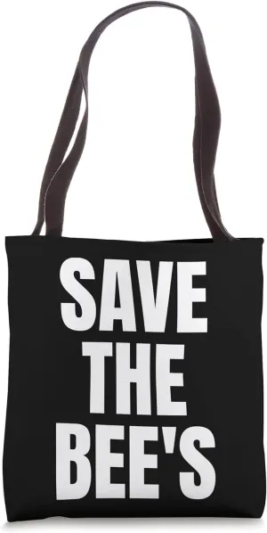 Save The Bees Appreciation Bee Warrior Society Honey Bees Tote Bag