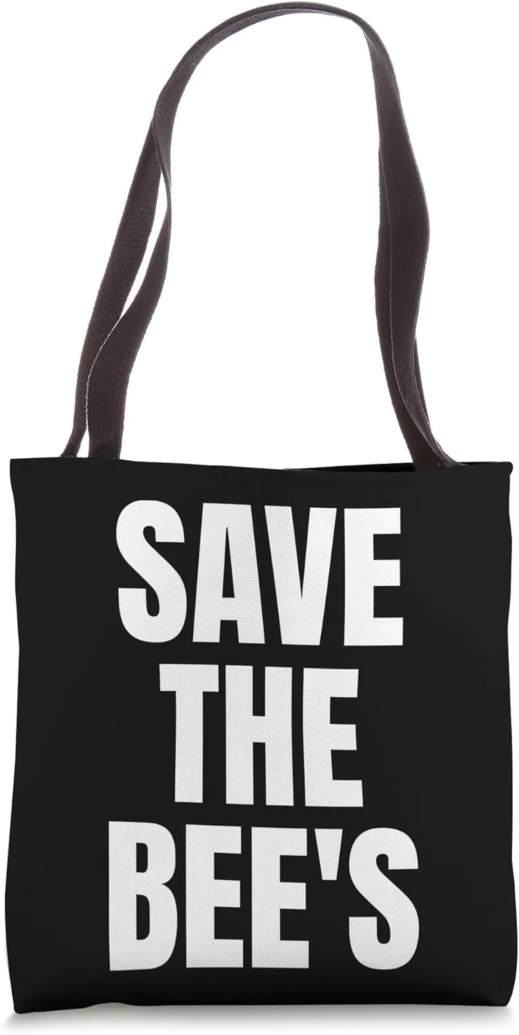 Save The Bees Appreciation Bee Warrior Society Honey Bees Tote Bag