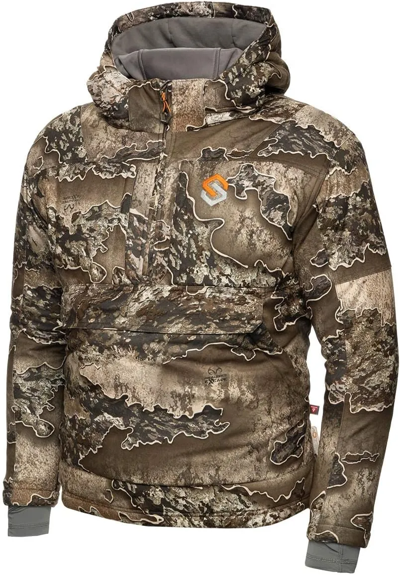 ScentLok BE:1 Divergent Wind Resistant and Water Repellent Late Season Camo Hunting Jacket with Primaloft Gold Insulation