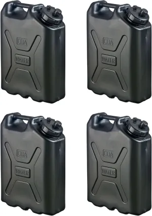 Scepter BPA Durable 5 Gallon 20 Liter Portable Military Water Storage Container for Camping, Outdoors and Emergency Management