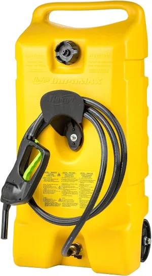 Scepter Portable Diesel Fuel Tank, Gas Storage Caddy with Pump & Hose, 14 Gallon