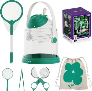 Science Can Kids Camping Gear Bug Catcher for Kids Outdoor Exploration Set with Backpack Butterfly Net Magnifier Great Gifts for Boys Girls 3-12 Years Old