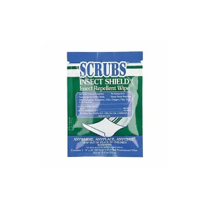 Scrubs Insect Repel Wipes,100 ct,Packet,PK100 91401 - 1 Each - 8 in x 10 in