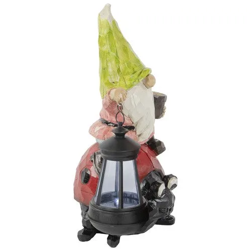 Seasonal sale LED Garden Solar Ladybug Gnome Loyal customers & Statue