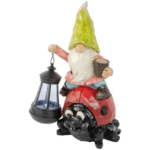 Seasonal sale LED Garden Solar Ladybug Gnome Loyal customers & Statue