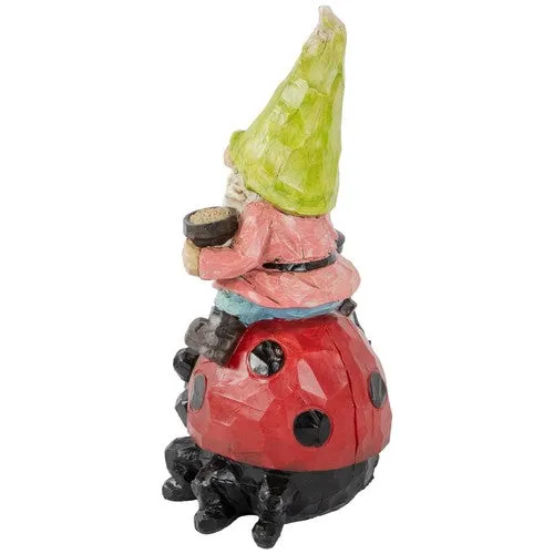 Seasonal sale LED Garden Solar Ladybug Gnome Loyal customers & Statue
