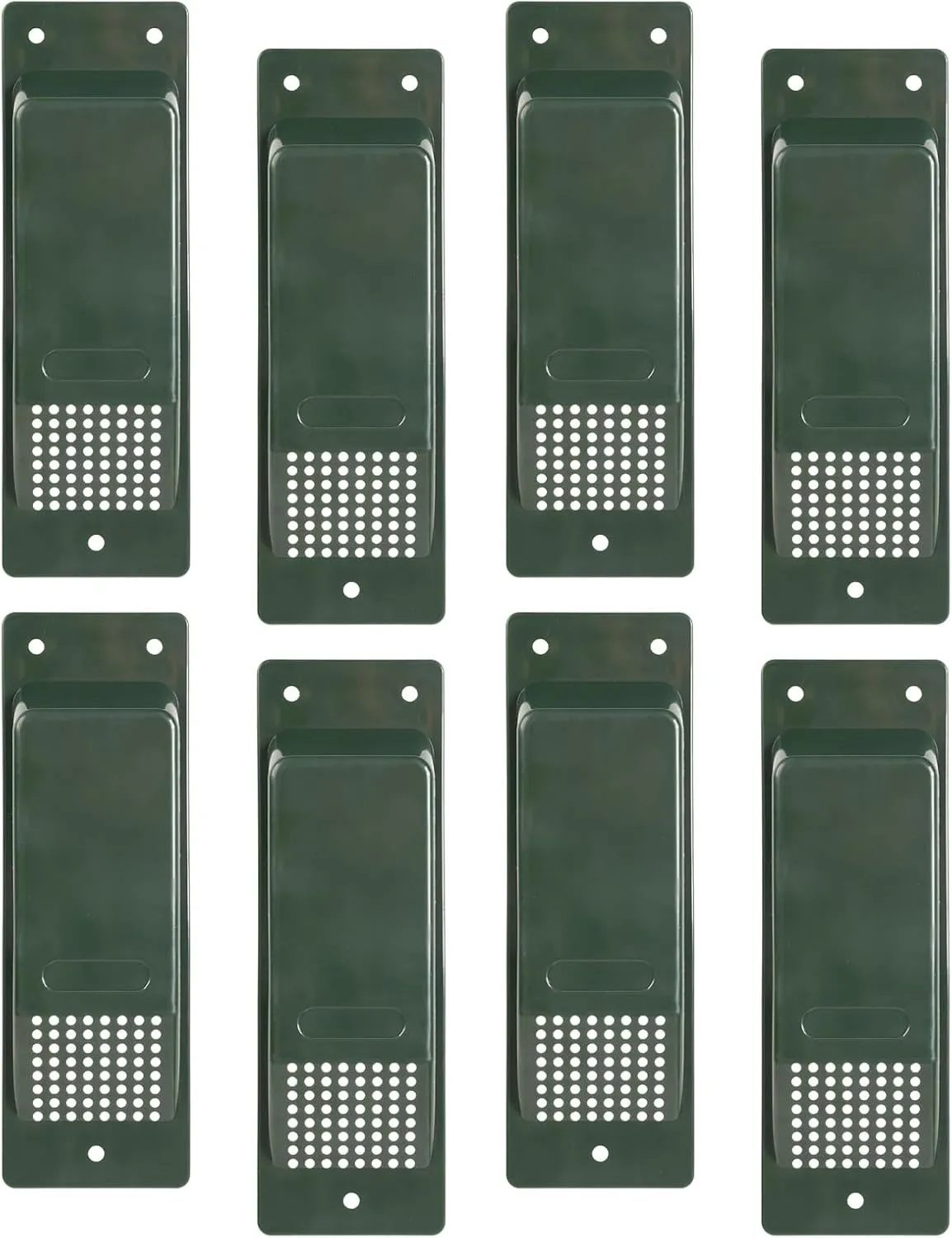 Shipping Container Air Vent Kit Heavy Duty Shipping Container Accessories Cross Flow Ventilation Kit Reduce Heat Humidity Pressure Condensation Add Air Flow for Cargo (8 Pack Deep Green)