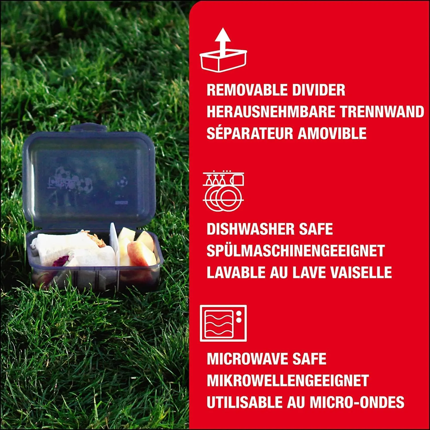 SIGG - Kids Lunch Box VIVA - Made in Germany - Dishwasher Safe - Food Containers for School, Daycare - Gifts Boys, Girls
