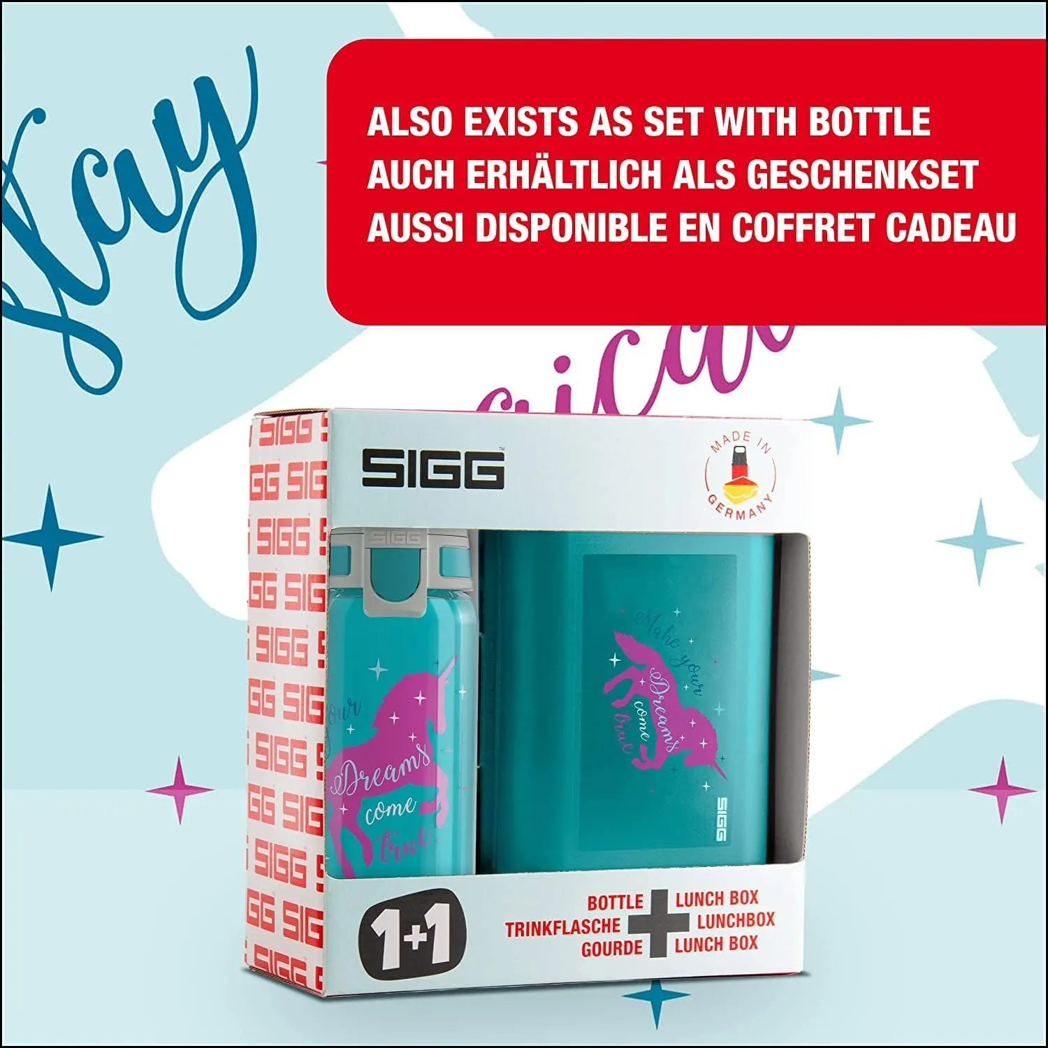 SIGG - Kids Lunch Box VIVA - Made in Germany - Dishwasher Safe - Food Containers for School, Daycare - Gifts Boys, Girls