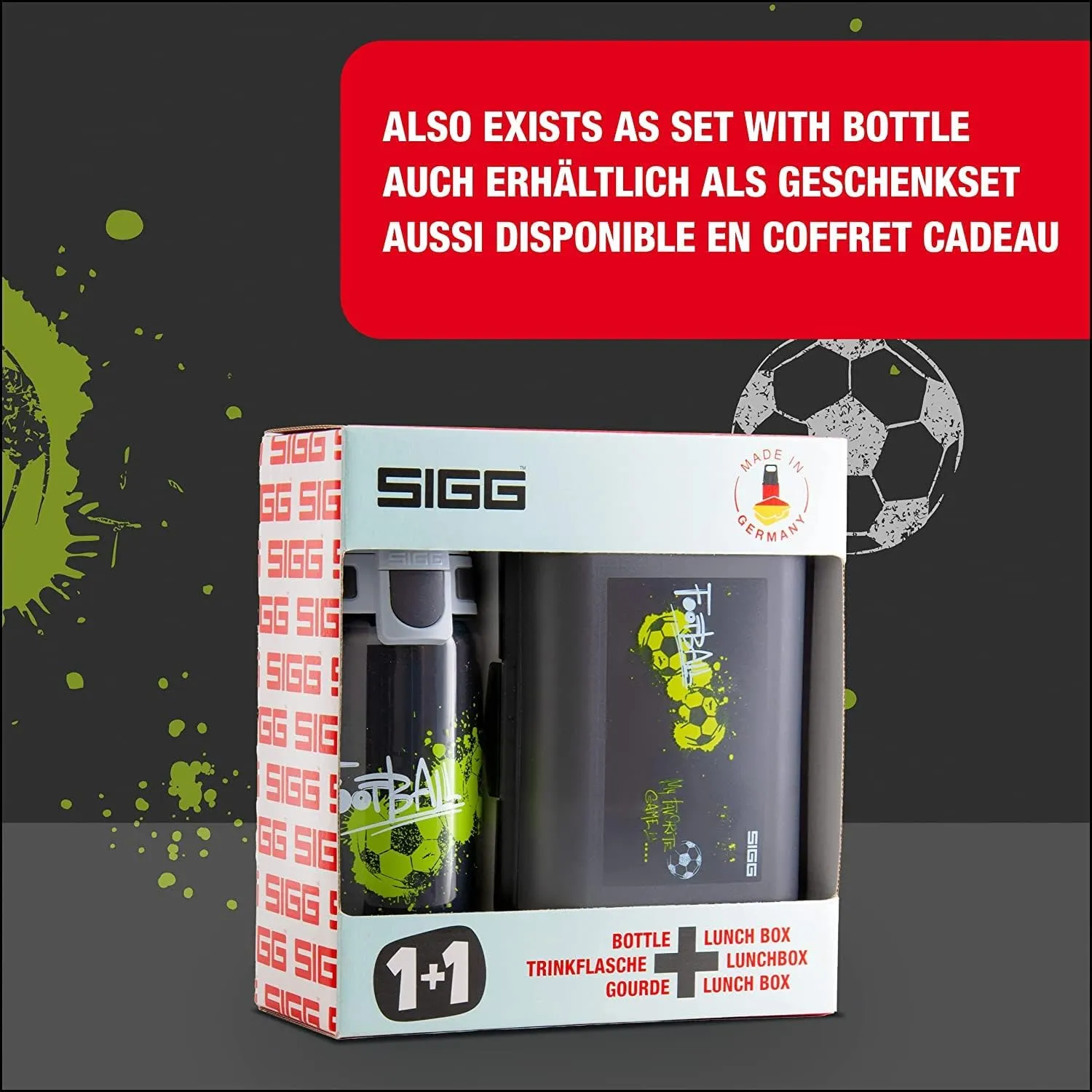 SIGG - Kids Lunch Box VIVA - Made in Germany - Dishwasher Safe - Food Containers for School, Daycare - Gifts Boys, Girls