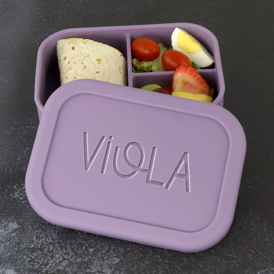 Silicone Bento Box - Heavy-Duty (Viola)