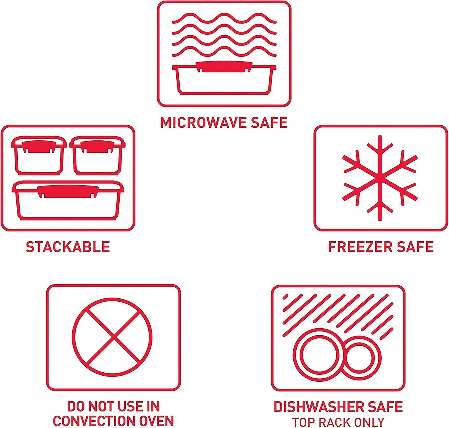 Sistema Microwave Collection Steamer, Medium, 83.5 oz./2.4 L, Red