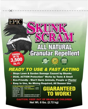 Skunk Scram All Natural Granular Repellent - 6 lb. Bag - Epic