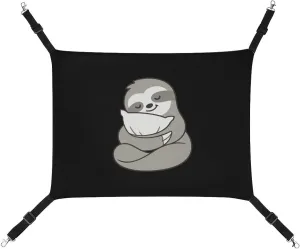 Sleepy Sloth Hugging Pillow Hanging Cat Bed Soft Breathable Pet Hammock for Cage Pet Sleeper for Kitten Ferret Puppy Rabbit