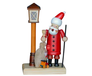 Smokeman With Lantern (11cm x 1cm x 19cm)