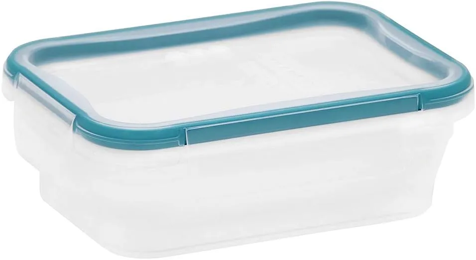 Snapware Total Solutions (5-Pack, 3 Cup) Plastic Food Storage Containers Set, Airtight & Leakproof Locking BPA-Free Lids Tupperware, Freezer Dishwasher Microwave Safe