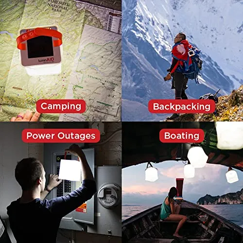 Solar Camping Lantern-Inflatable LED Lamp Perfect for Camping,Hiking