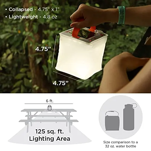 Solar Camping Lantern-Inflatable LED Lamp Perfect for Camping,Hiking