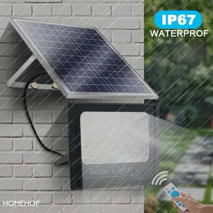Solar LED Flood Light Outdoor Waterproof Commercial Lights for Home, Garden, Playgrounds, Stadium (Cool White,50W)