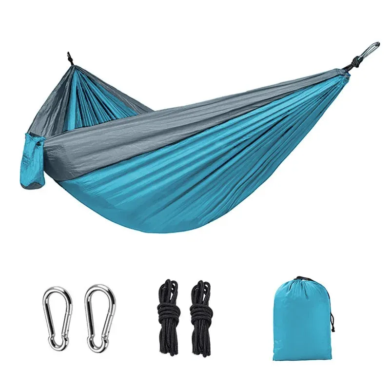 Solid Color Parachute Hammock with Straps