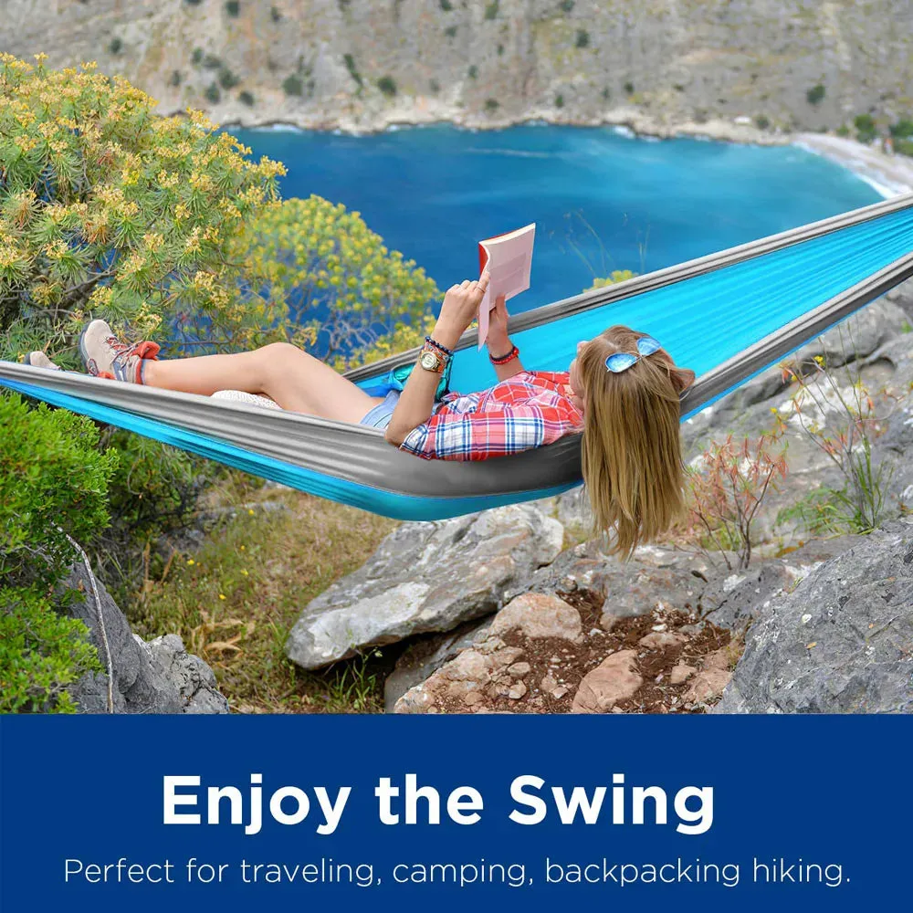Solid Color Parachute Hammock with Straps