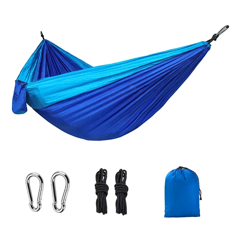 Solid Color Parachute Hammock with Straps