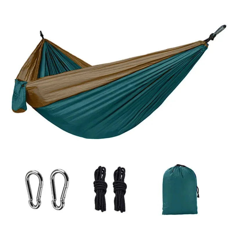 Solid Color Parachute Hammock with Straps