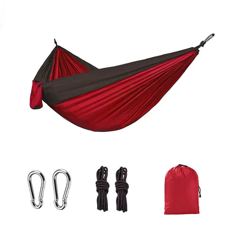 Solid Color Parachute Hammock with Straps