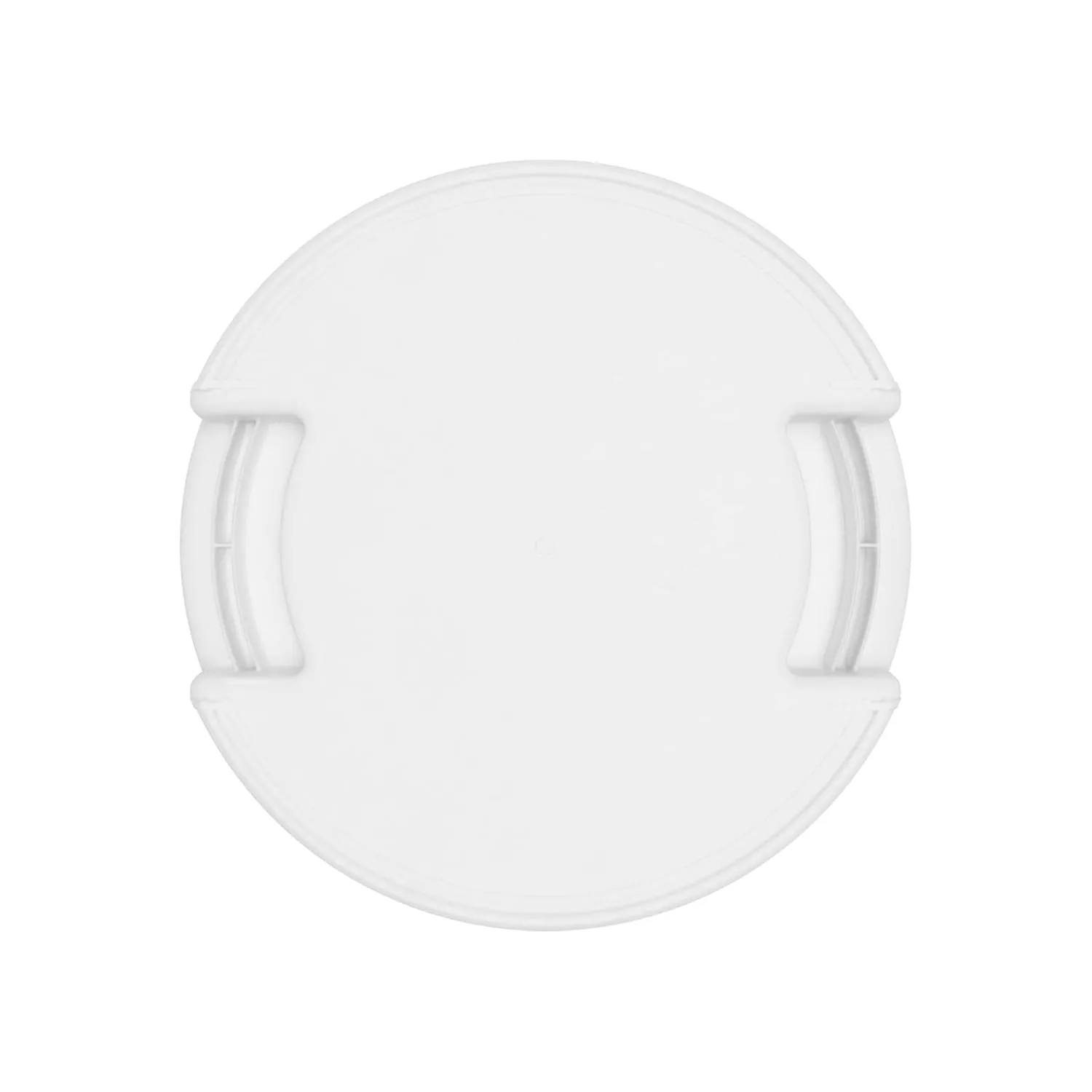 SPARTA Bronco Waste Container Trash Container, Round Trash Bin for Disposal, 10 Gallons, White