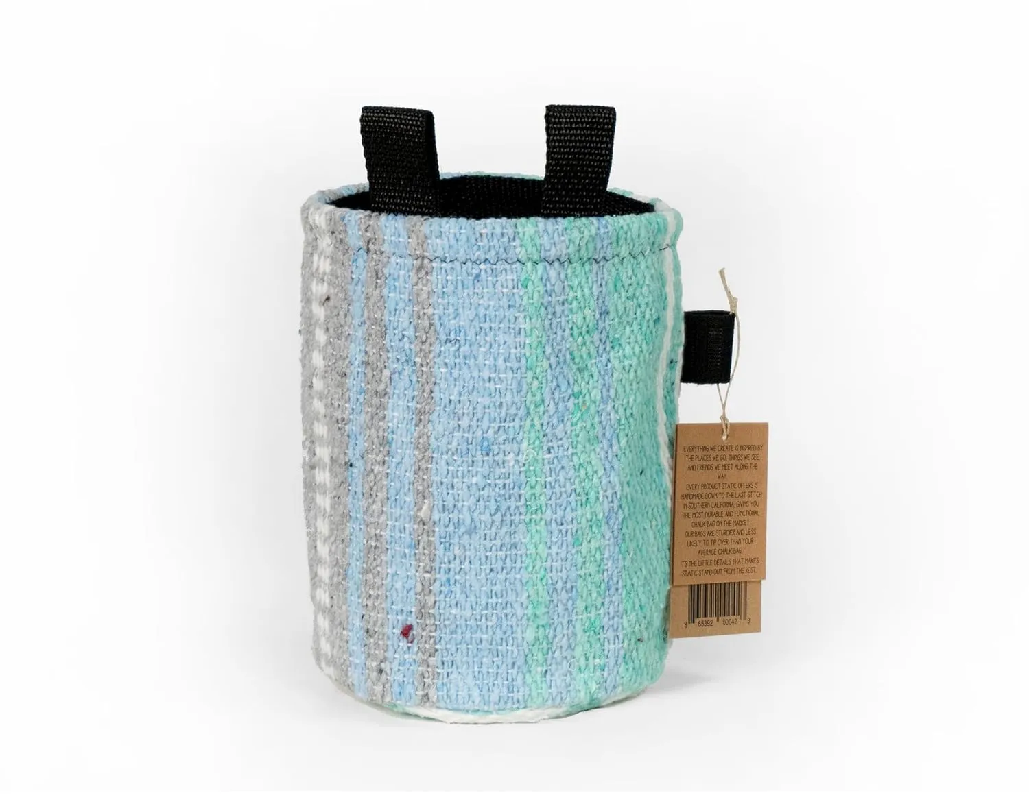 STATIC Chalk Bag | TRAVELER SERIES | chalk bag for climbing bouldering (Aqua/Mint)