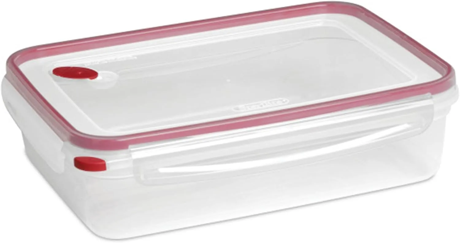 Sterilite 4 Pack Food Storage Container, Ultra-Seal Airtight Snapware with Lids, 16 Cup