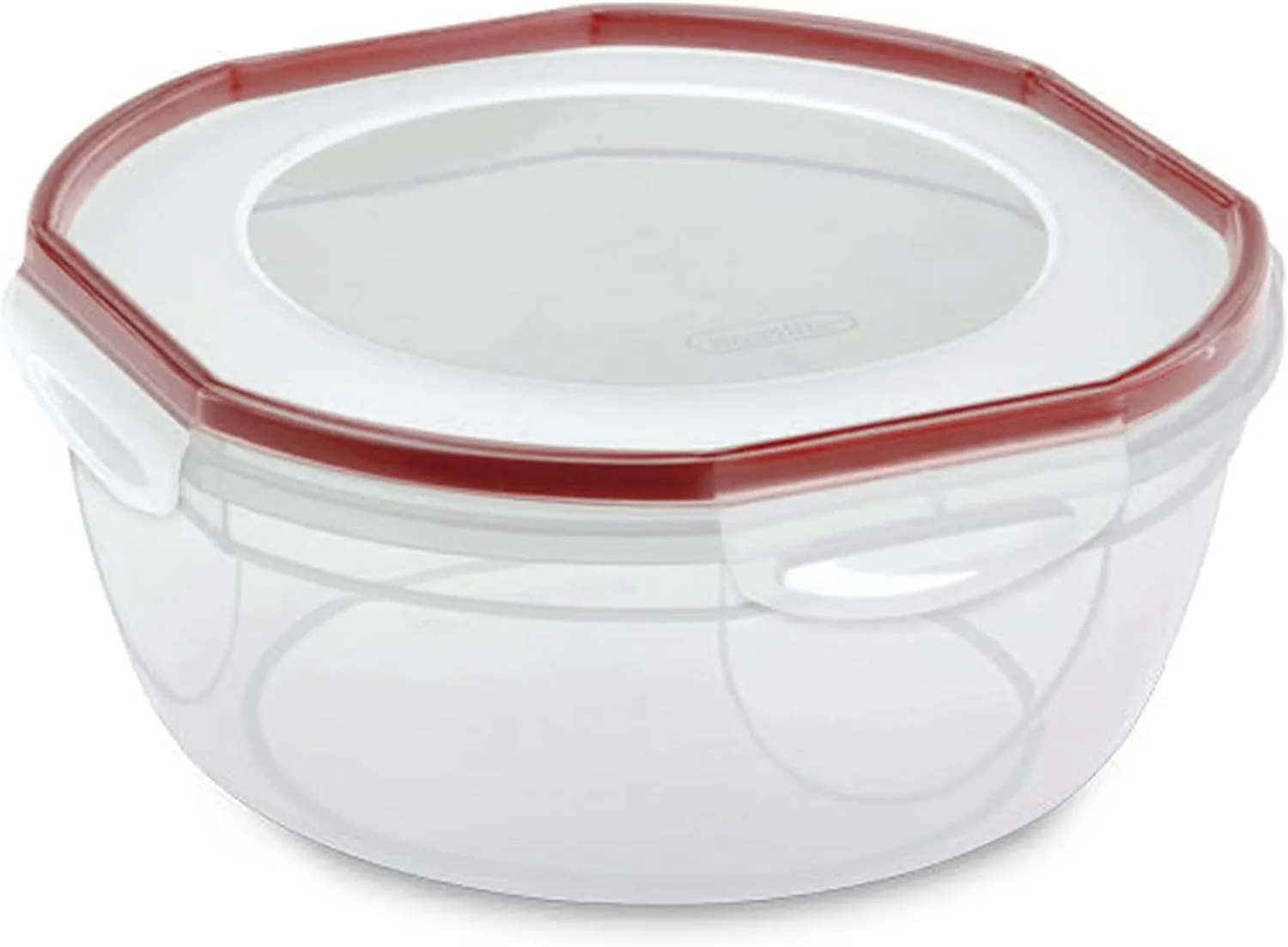 Sterilite Rocket Red Ultra Seal Latching Bowl, 4.7 Quart