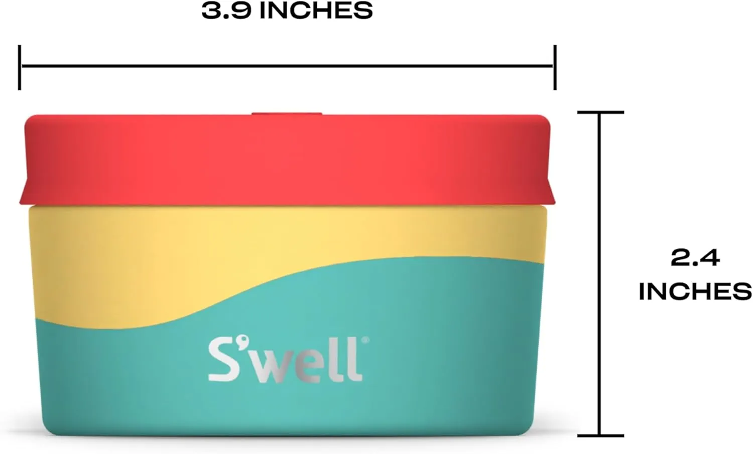 S'well Stainless Steel Food Canister, 10oz, Island Breeze, Single Walled Durable Construction, BPA Free, Dishwasher Safe