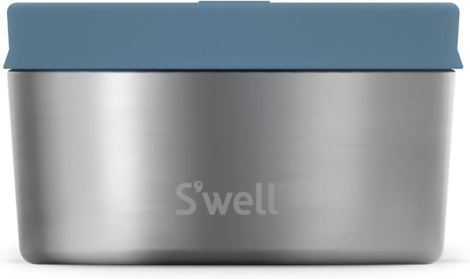 S'well Stainless Steel Food Canister, 16oz, Sky Silver Lining, Single Walled Durable Construction, BPA Free, Dishwasher Safe