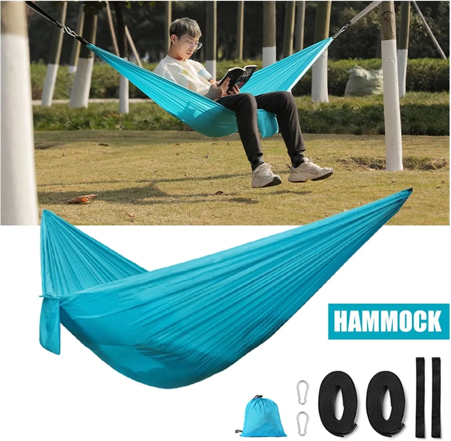 Swings Seats Nylon Hammock with Tear Resistant, Portable Single Hammock, Durable, Breathable, Long Lasting, for Outdoors Play Set Swings (Color : Pink)