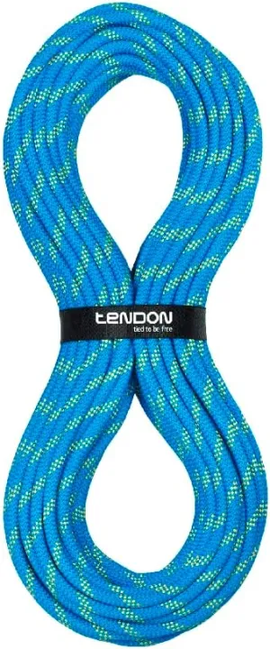 Tendon Secure Static Rope - Patented Secure Braiding Technology - UIAA Certified - Ideal for Both Indoor and Outdoor Work at Height (11mm x 50m - Coil) - Blue-Yellow