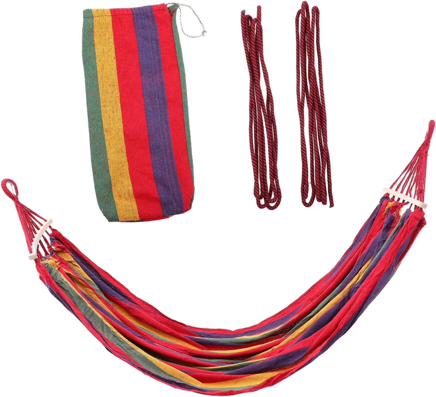 Thickened Canvas Swing Portable Hiking Hammock Camping Travel Double Camping Hammock Breathable Fabric