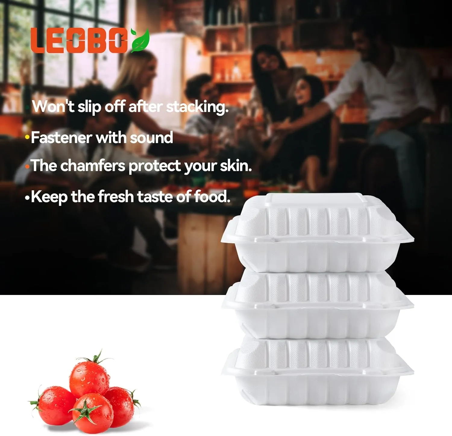To Go Containers, 55 Pack Reusable Take Out Food Container 34 oz BPA Free MFPP To Go Boxes for Food