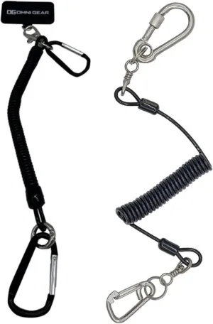 Tool Tether Lanyard and Drop Stop Mobile Phone tether tools Bundle - Heavy Duty Lanyard Tool with Aluminum Dual Auto Locking Carabiner & Drop Damage and Theft Protection Phone Lanyard