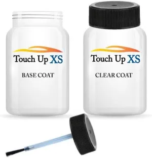 TouchupXS-Perfect Match For Toyota Crown 1L5 Heavy Metal 2oz Basecoat and Clearcoat With E-Z Dabber