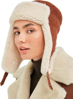 Trapper Hat with 100% Natural Genuine Fur - Winter Aviator Hat with Ear Flaps for Men and Women