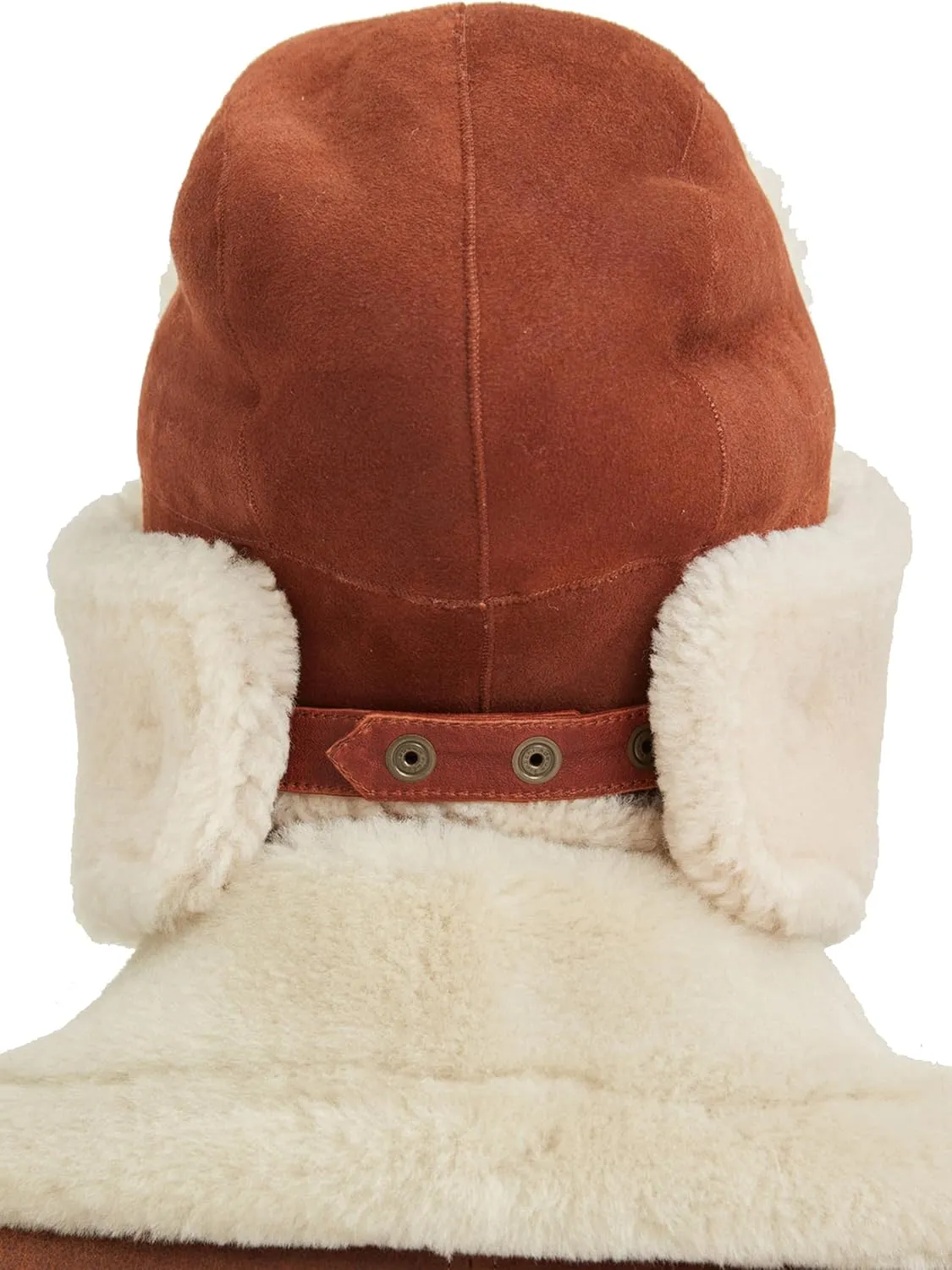 Trapper Hat with 100% Natural Genuine Fur - Winter Aviator Hat with Ear Flaps for Men and Women