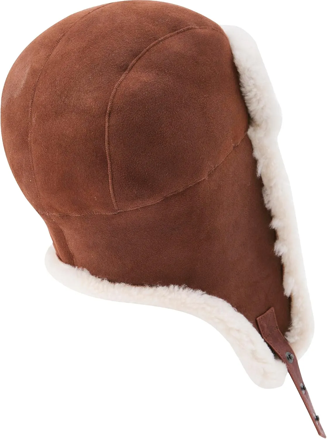Trapper Hat with 100% Natural Genuine Fur - Winter Aviator Hat with Ear Flaps for Men and Women